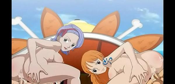  Nami and Nojiko get fuck on the sunny one piece